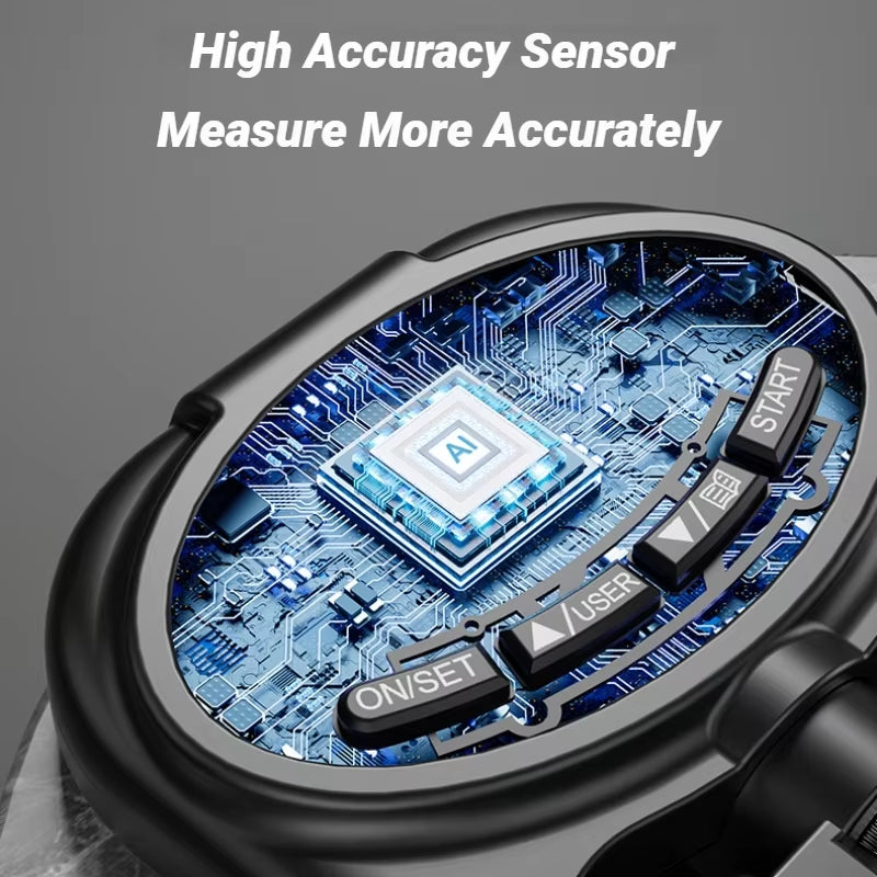 265LBS/120KG LCD Screen Grip Strength Meter for Men and Women Tester Digital Hand Dynamometer Training Rechargeable Dual Purpose